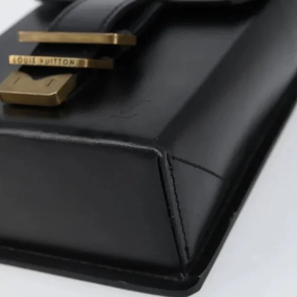 LOUIS VUITTON Pister Shoulder Bag Leather Black M92222 LV Auth bs31308 - Picture 8 of 14